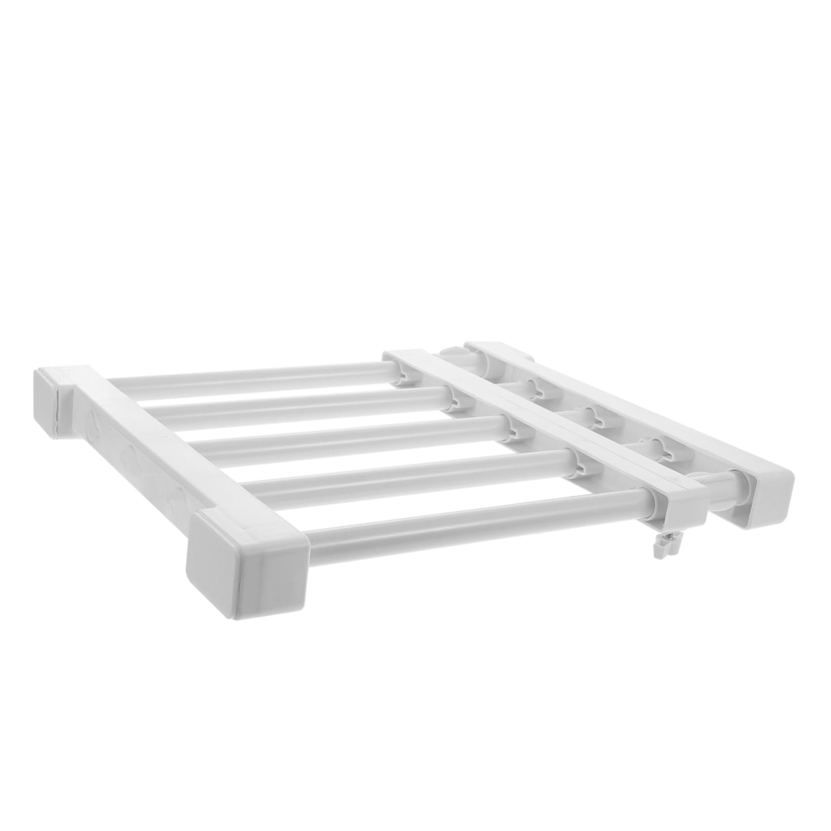 Garneck Space-Saving Cabinet Rack Closet Organizer Storage Shelves Linen Closet Shelves Nail-Free Retractable Storage Bracket Versatile Stand