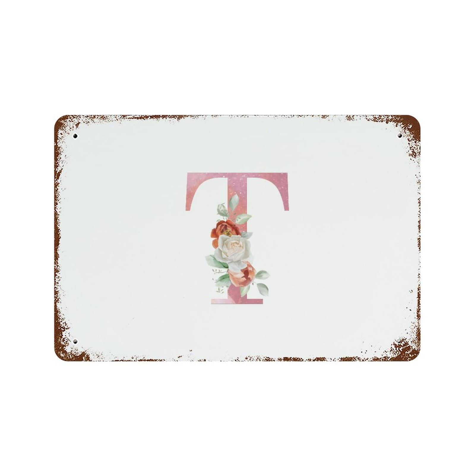 Lettres de l'alphabet floral pour embellir votre abri de jardin