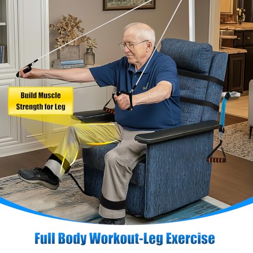 Image of FSA or HSA Eligible, Arm and Leg Exerciser for Seniors, Shoulder Exercise Equipment, Total Body Rehabilitation, Full Body Workout Rehab, Stretch Equipment, 3-Level Adjustable Resistance, Foldable