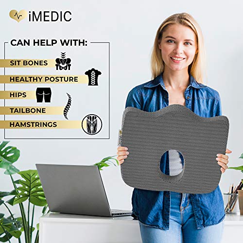 Medipaq - Cuscino ortopedico di lusso per coccige