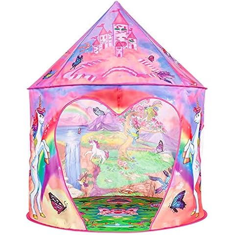 Benebomo Unicorn Rainbow Kids Play Tent Cover
