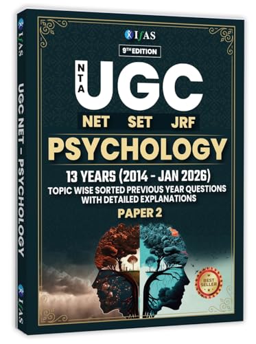 Image of UGC NET Psychology Book 2026 | 13 Years' Previous Year Solved Papers ( 2014-Jan 2026) with Detailed Solutions | For NTA UGC NET /JRF & SET | Paper 2 Topic-wise Sorted PYQs | Best Seller | Two Brothers
