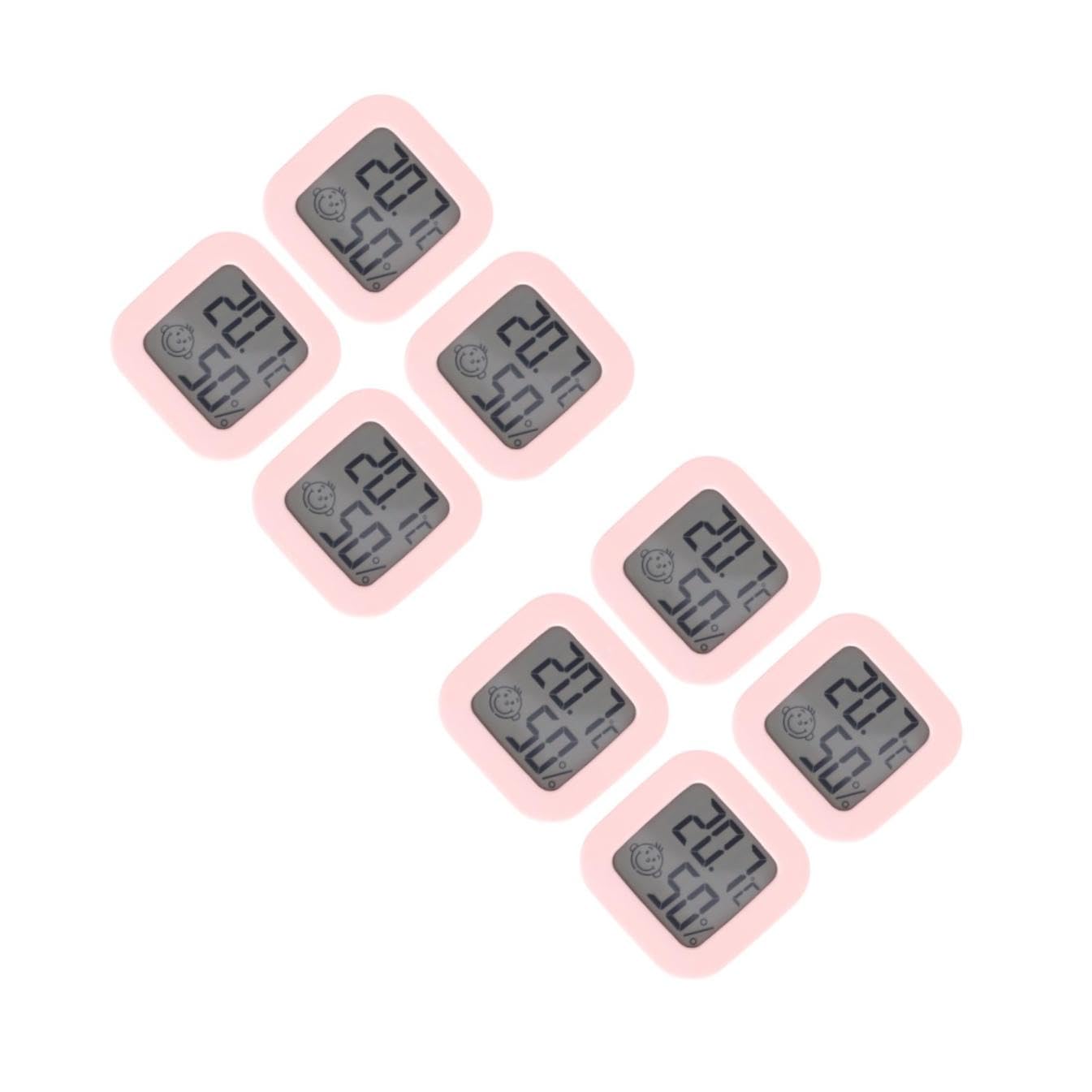 Toyvian 2 Ensembles Thermomètre Électronique Domestique Jauge De Température Numérique Hygromètre D'ambiance Hygromètre Numérique Hygromètre Domestique Abdos Couleur Aléatoire 4 Pièces * 2