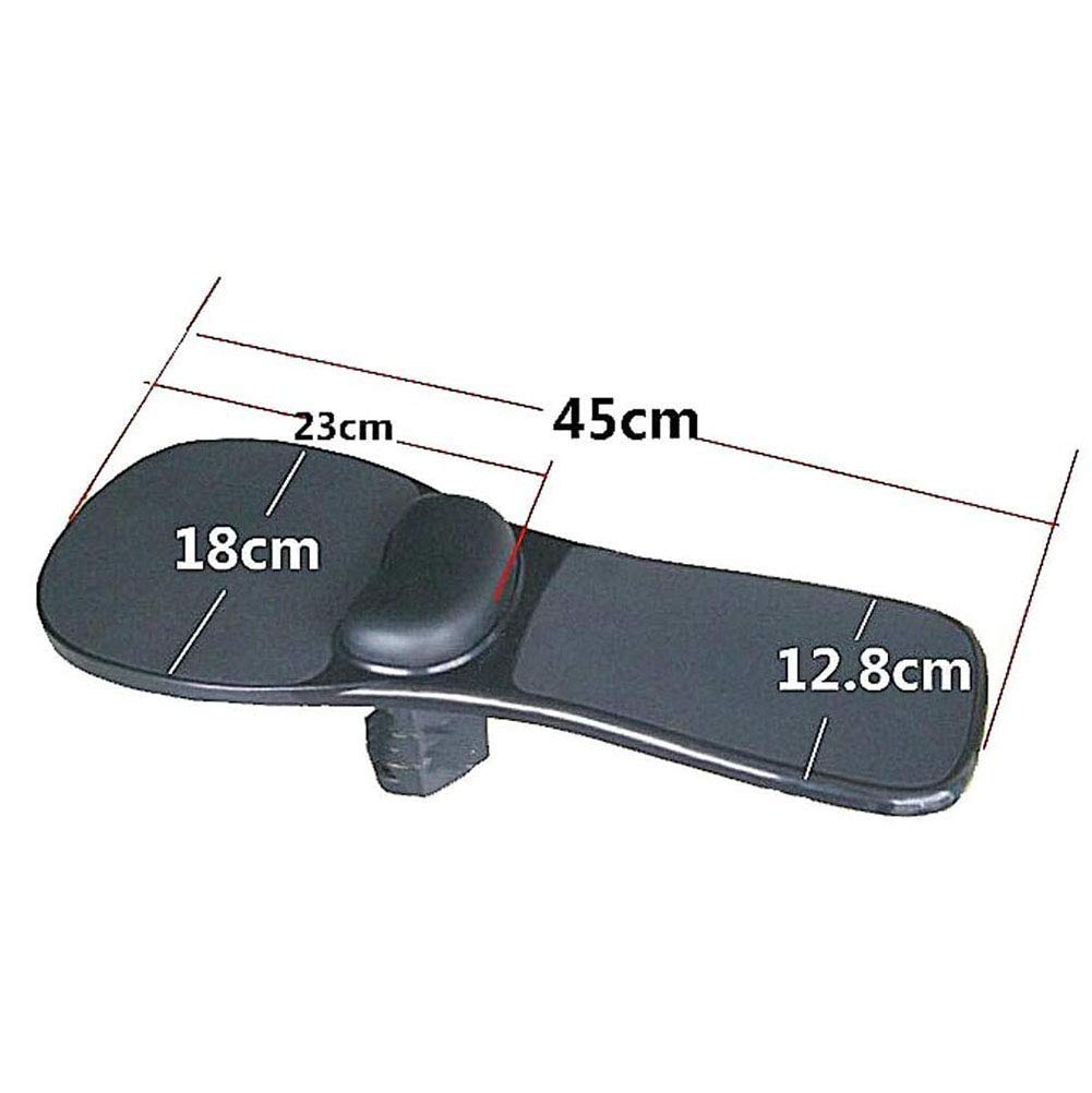 Reposamuñecas Ajustable para computadora, reposabrazos, Alfombrilla para ratón, Soporte ergonómico para el Hombro para la Oficina en casa, Escritorio y Silla de Doble propósito