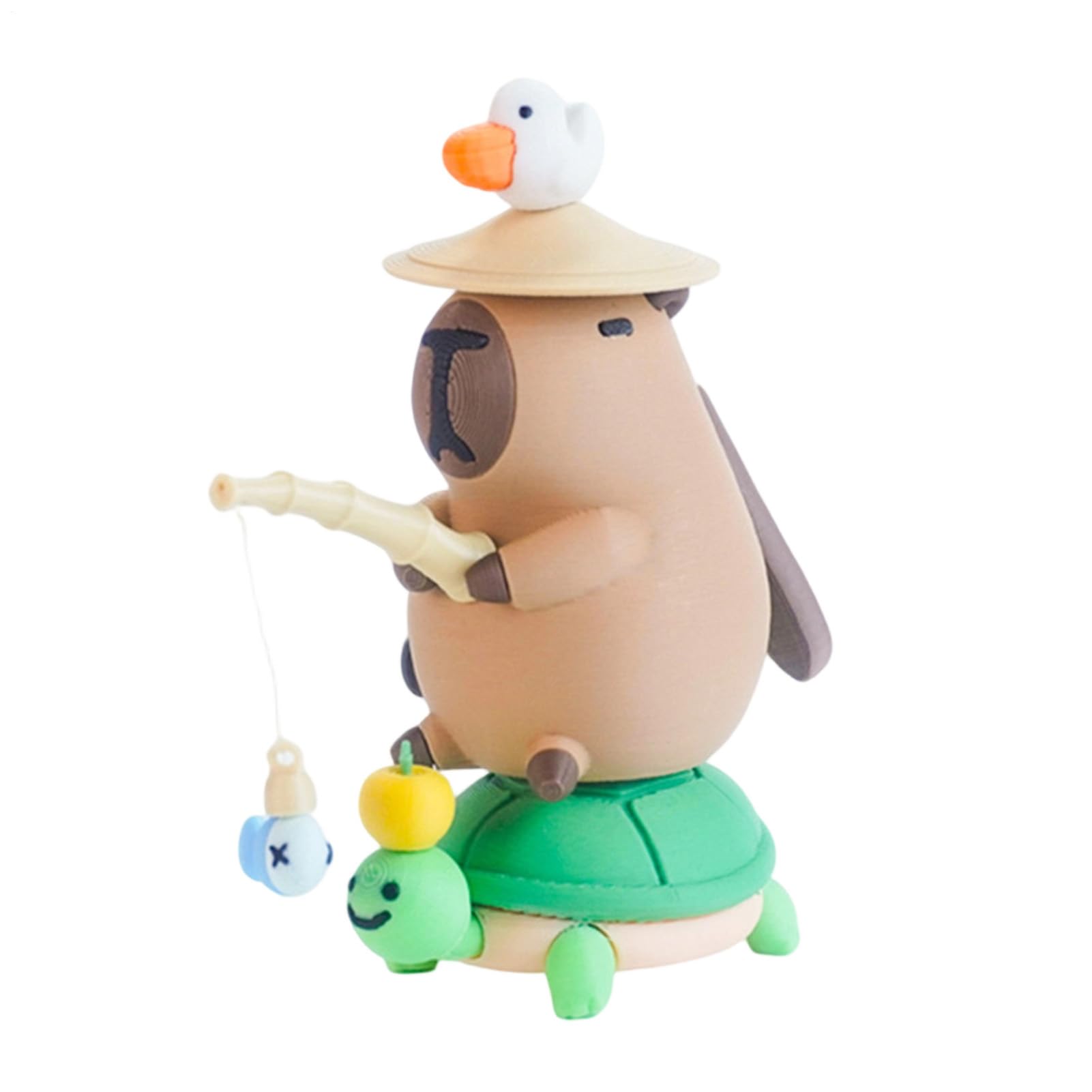 Capybara Toys | Magnetic Small Home Decor,Decorative Desk Figurines with Duck | for Kids Girls Boys Bedroom Shelf Living Room Office Truck Dashboard Party Birthday