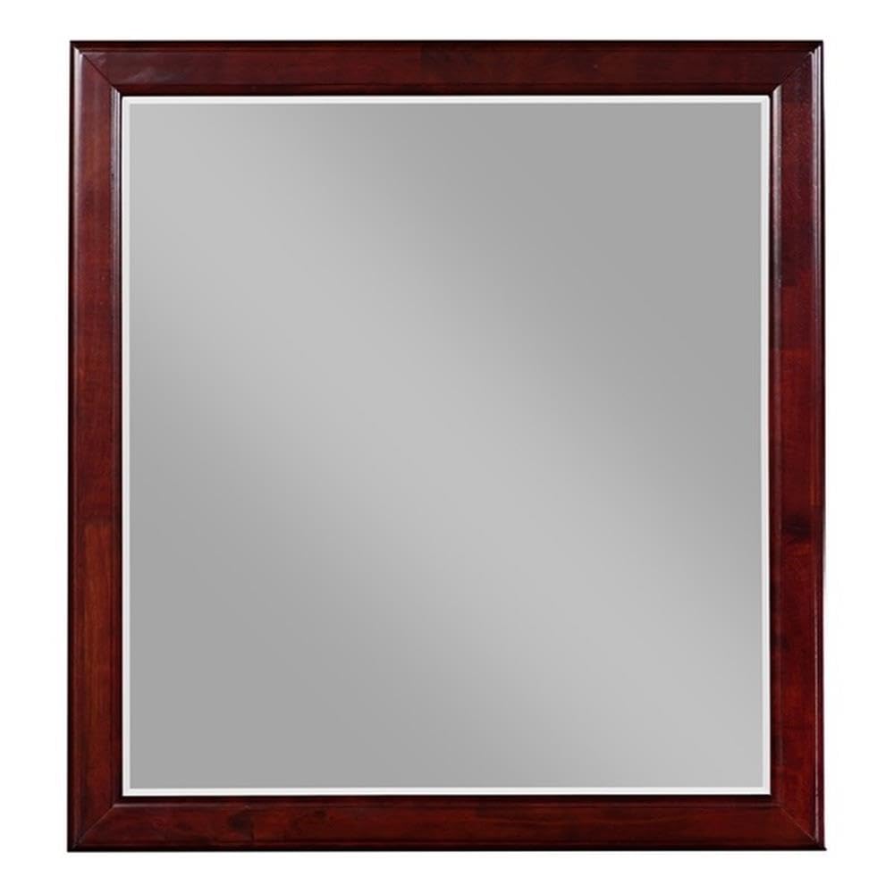 Amazon.com: Acme Louis Philippe Mirror in Cherry : Home & Kitchen