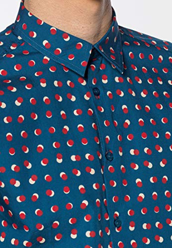 Merc of London Shelley Maglietta, Blu Acceso, L