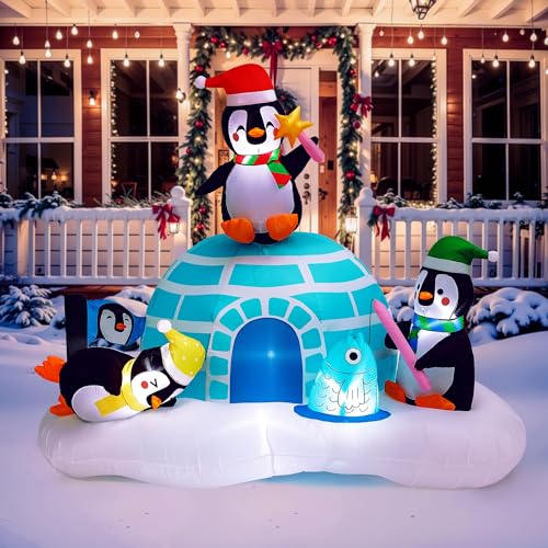 Penguin Inflatable Christmas