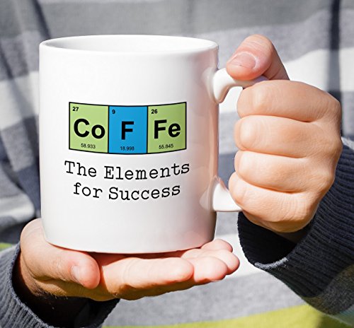 Retreez Funny Mug - Coffee The Elements For Success Chemist Chemistry 11 Oz Ceramic Coffee Mugs - Funny, Sarcasm, Motivational, Inspirational birthday gifts for friends, coworkers, siblings, dad, mom - Image 6