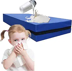 Capa Protetora de Colchão Berço Americano e Mini Cama Impermeável 130x70x12cm