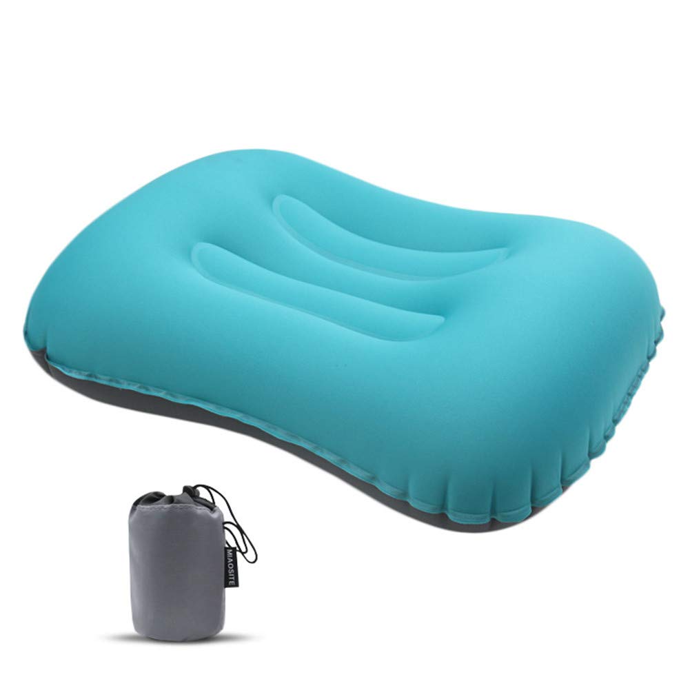 CHAYA Ultralight Inflating Travel/Camping Pillows - Compressible, Compact, Inflatable, Comfortable, Ergonomic Pillow for Neck.(Blue)