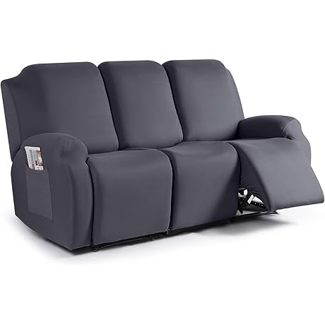 TAOCOCO Recliner Sofa Slipcover for 3 Seat Couches