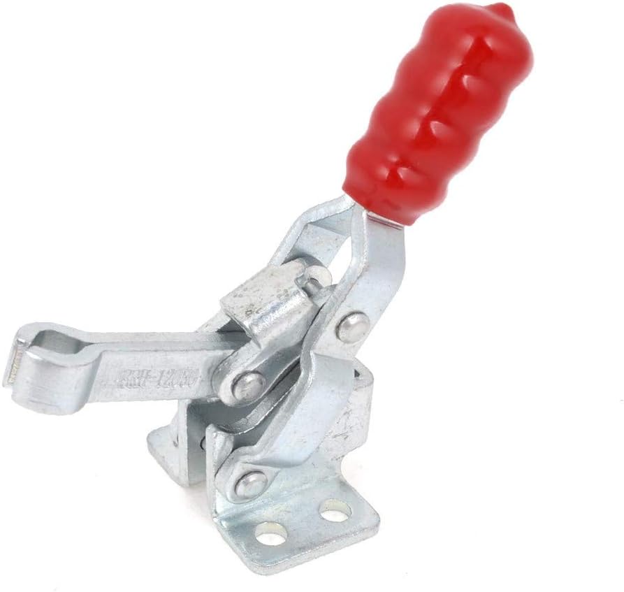 New Lon0167 Quick Holding Featured Red Handle U reliable efficacy Shaped Bar Fangle Base Vertical Type Toggle Clamp 90Kg 200 Lbs BRH 12050(id:2fd f4 aa c9a)