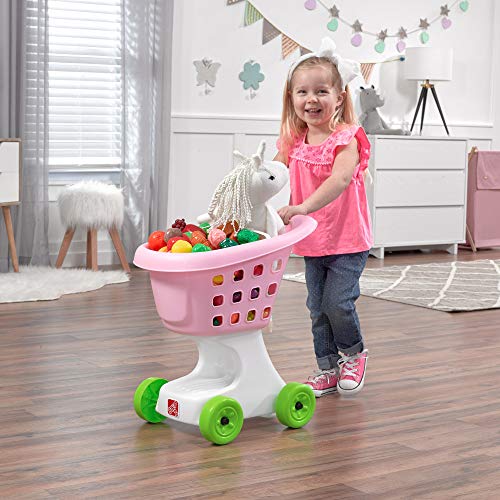 image for Step2 Little Helper's Shopping Cart for Kids, Play Grocery Cart, Made 
