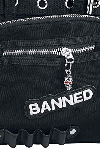 Banned Apparel Canvas Rockabilly Schoudertas voor dames - Image 5