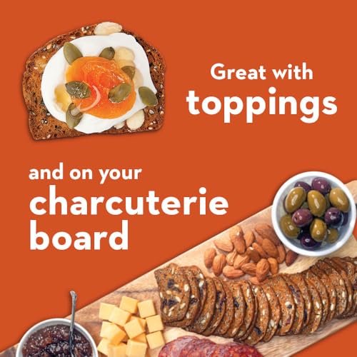 image for Kii Naturals Artisan Crisps, Healthy Snack Crackers for Cheese, Meats,