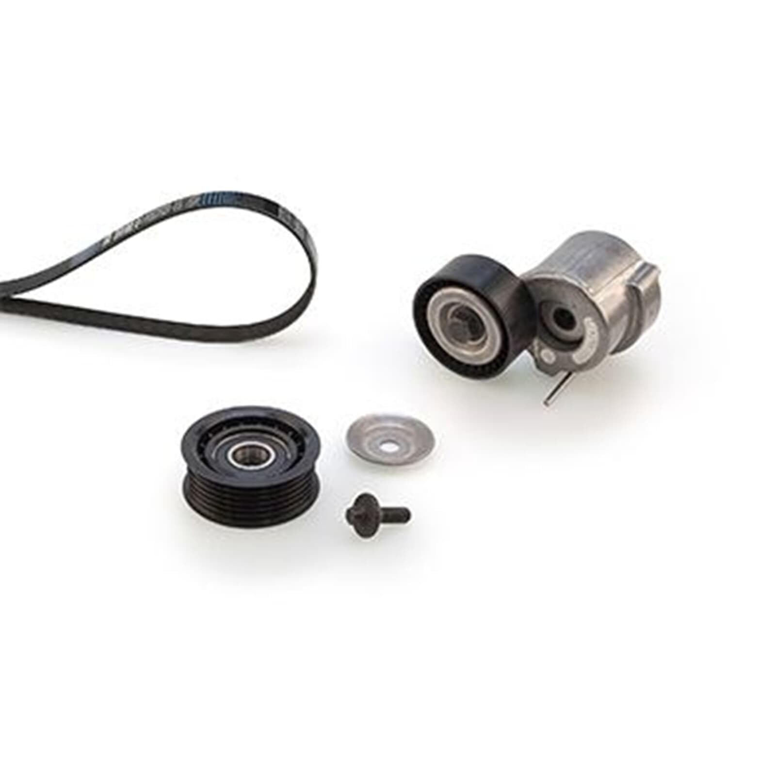GATES Kit Cinghie Poly-V K016PK1393XS Gomma Compatibilità con ALFA ROMEO GIULIA 952 Stelvio 949