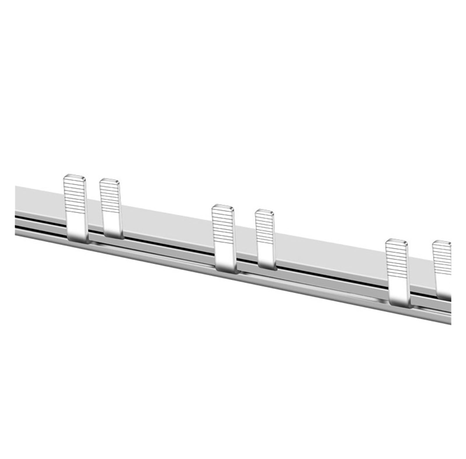 Barre omnibus électrique 2P 63 A, barre de connexion disjoncteur en cuivre DZ47, bornier à espacement 6 m(2 pin copper busbar 40A)