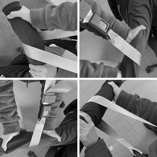 Extremity Mobilization Belt - Versatile Strap for Physical Therapy, Rehab, Stretching, and Joint Release (brown)