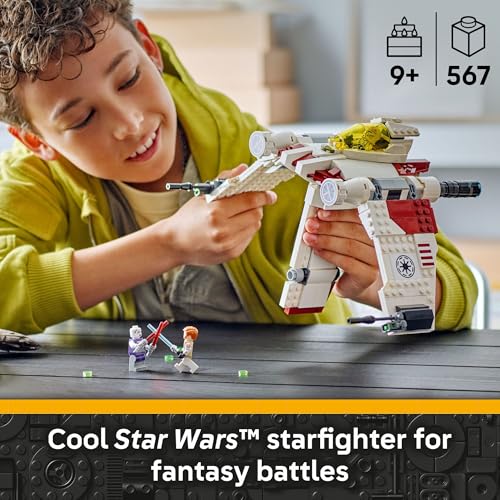Image of LEGO Star Wars: The Clone Wars V-19 Torrent Starfighter Building Toy - Pretend Play Set for Boys & Girls, Ages 9+ - Starship Model Kit W / 3 Minifigures - Gift Idea for Birthdays - 75432