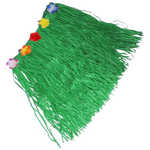 MUCKLILY Hawaiian Grass Skirt Decorations Luau Table Skirt for Tropical Party Decorations