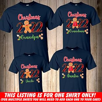 Family christmas shirts amazon Clearance