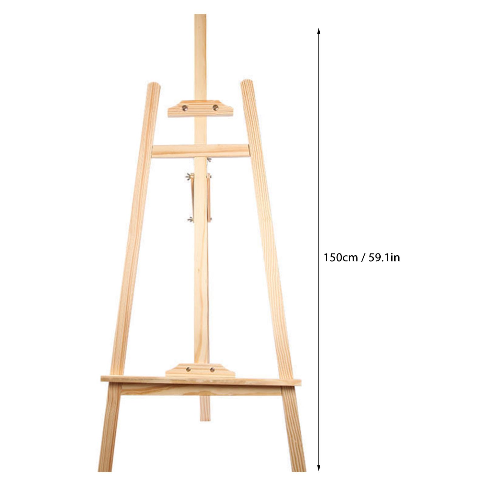 Chevalet en Bois avec Support Triangulaire et Conception Pliable