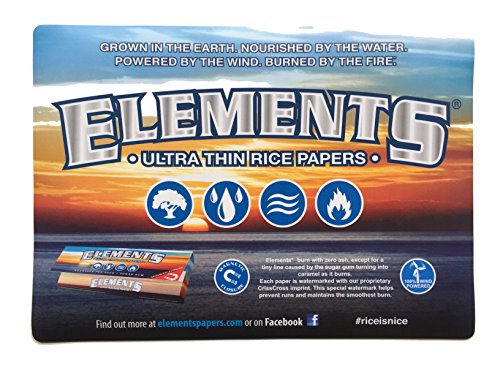 Elements Ultra Thin Rice Rolling Papers - Counter Change Mat Large - Desk Mouse Pad #TOP6