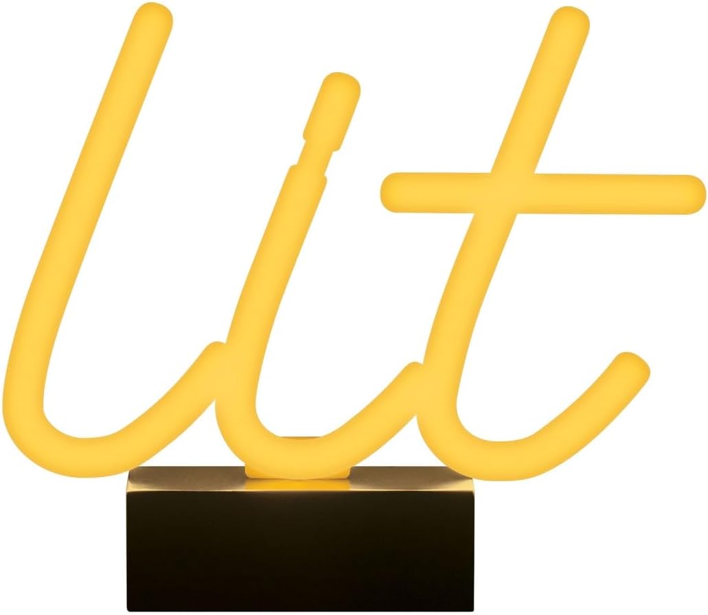 Lit LED Neon Moon Light