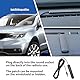 Autoradio Antenne Kurz mit Verstaerker, FM Autoradio Scheibenantenne mit DIN-Stecker Universal, 5M Verlängerungskabel, 87MHz-108MHz, Für Auto LKW SUV Radio und Stereo Empfänger Tuner