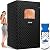 X-Vcak Portable Steam Sauna, Portable Sauna for Home, Sauna Tent Sauna Box with 2.6L Steamer, Remote Control, Folding Chair, 9 Levels, 2.6’ x 2.6’ x 5.9’