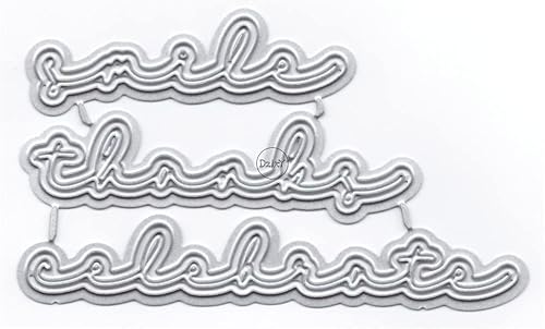 Miniatura 6 de DzIxY Troqueles de corte de metal Love Word Heart para hacer tarjetas, papel de relieve, troquelados, plantillas para máquina de álbumes de