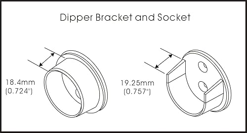 Miniatura 5 de QCAA Juego de enchufes de latón macizo de alta calidad resistente 1-12 pulgadas con tornillos inoxidables revestimiento negro 2 pares fabricado en