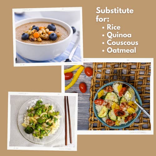 Shipetaukin Fonio Gluten Free Flavors Of Africa Ancient Grain Sampler Bundle - (1) Each: Fonio And Fonio Flour For Cooking And Baking - Non-Gmo - Vegan #TOP6