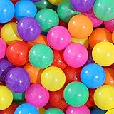 PlayMaty Play Ball Pit Balls - Phthalate Free BPA Free Colorful Plastic Ocean Pool Balls for Kids...