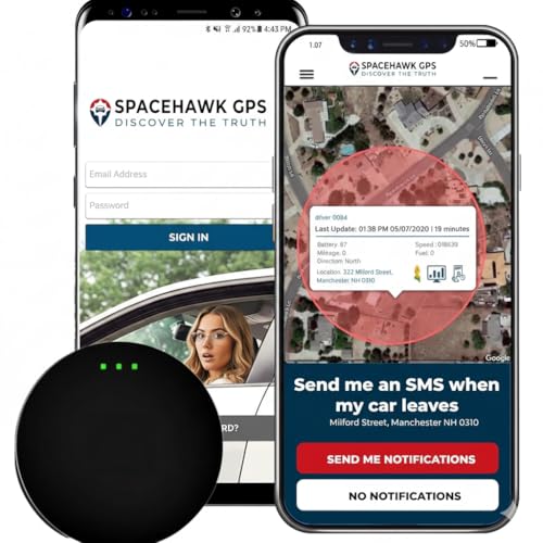 SpaceHawk GPS Tracker - Real-Time Mini GPS System. Hidden GPS