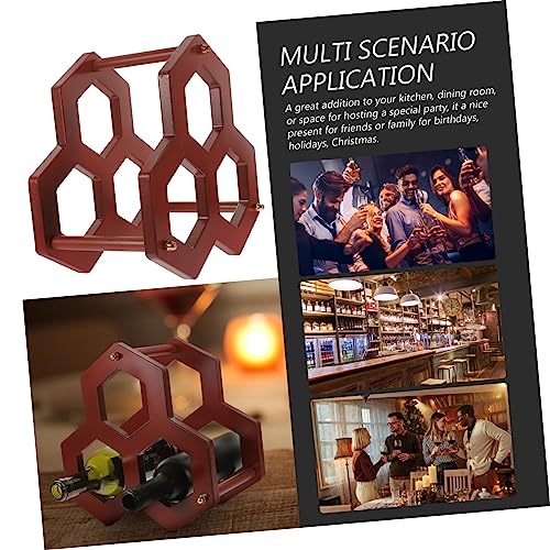 Soporte para Botellas de Vino de Madera Maciza Europea miniatura 5