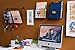Wall35 Rivista File Holder Home Office Desk Organizer, Chicken Wire Mail Organizer and Magazine Holder, Metal, Set of 2, Black