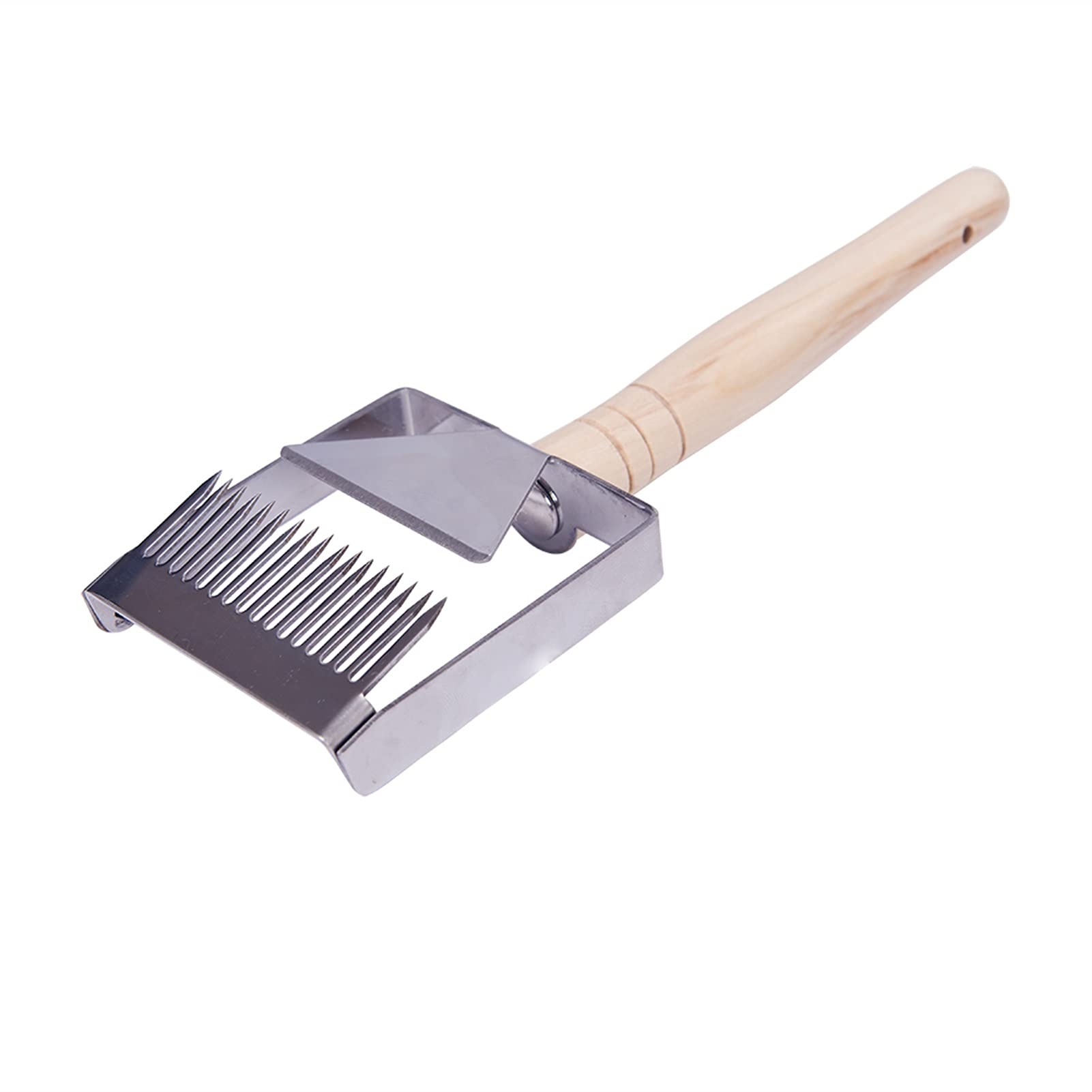Imkerei-Handschuhe, 15 Stück, Holzgriff, Nadel, Honigmesser, Sparse-Schaufelschneider, Honigschaber, Bienenschaufel, Kamm, Entdeckelungsgabel, Imkerei-Werkzeuge