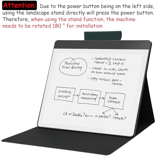 Image of Magnetic Stand Case for Kindle Scribe - Ultra-Thin Leather Cover Auto Sleep /Wake Book Folio Cover with Magnetic Pen Buckle for 10.2 Inch Kindle Scribe (2022 /2024 Release) (Green)
