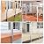 Muzata 6.5ft Complete Set Cable Railing System 36" Brushed Side Mount Post PF02 Handrail HT10 One-Stop Service All-in-One Fit 3ft-6.5ft, RC02