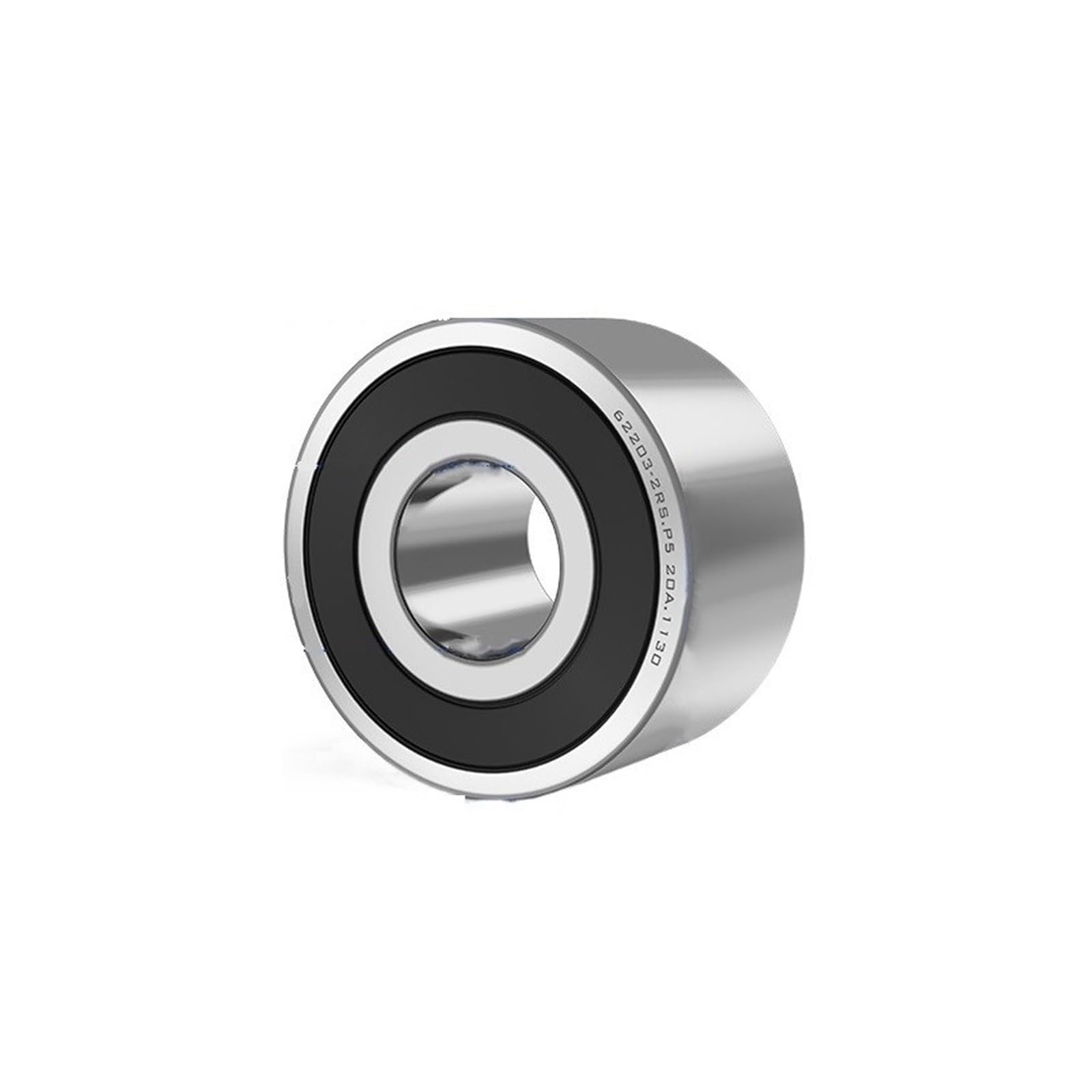 1PC High-Speed Motor Thickened Bearing 62300/62301/62302/62306/62307/62308 ZZ/RS Double Row Deep Groove Ball Bearing Bearings(62301-RS 12x37x17mm)