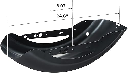 Miniatura 2 de XMT-MOTO Guardabarros trasero para Harley Sportster XL 883 1200 1200N 1999-2022 negro