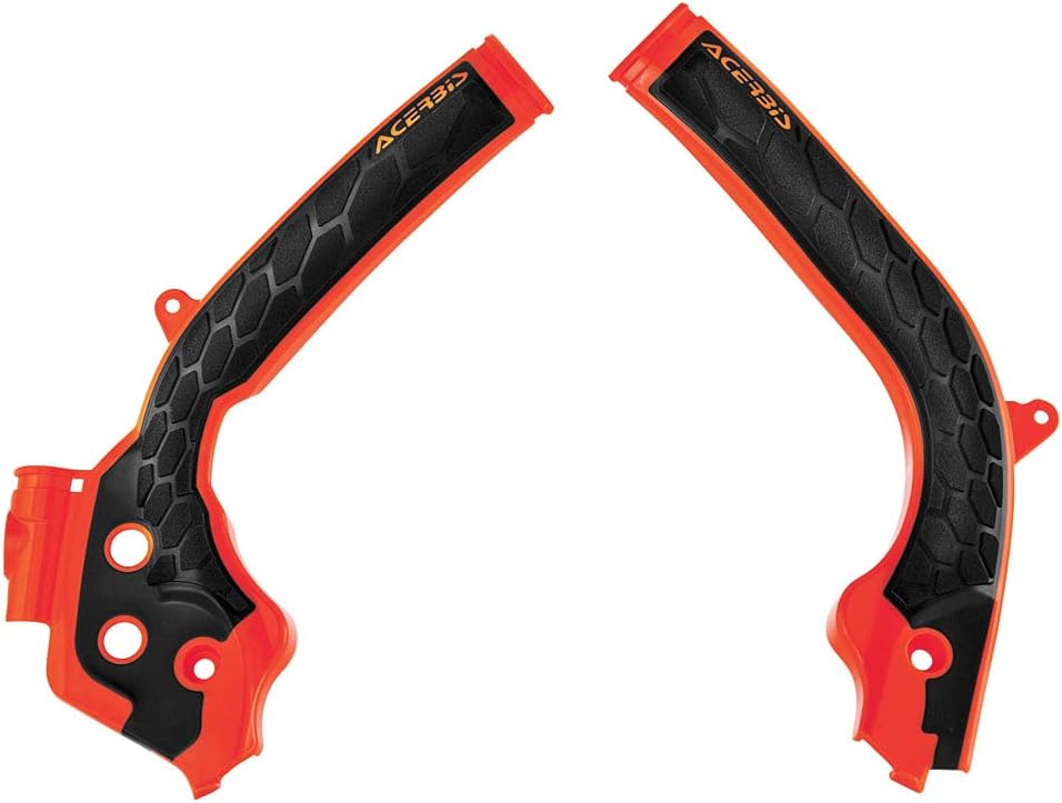 Acerbis X-Grip Frame Guards 16 KTM Orange/Black for KTM 250 XC-F 2016-2018