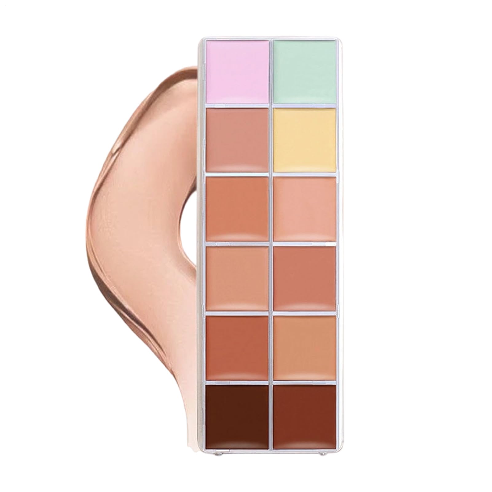 Palette di correttori correttori – Set di 12 correttori crema, kit di trucco che possono essere miscelati, palette di correttori multiuso con formula crema liscia | strumento di trucco idea