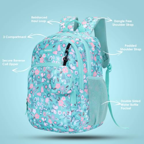 Image of BEAUTY GIRLS BY HOTSHOT PANDA 1837|school bag for girls|kid backpack for girls|15.5INCH|water resistant|20 L school bag