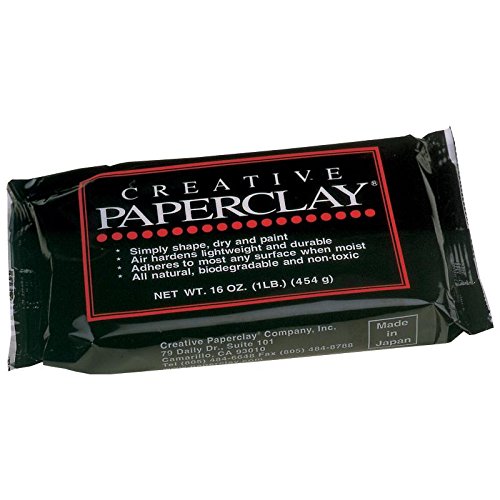 Pâte à modeler Paperclay auto durcissante blanc - 454g