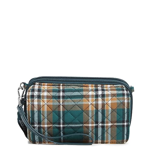 Image of Vera Bradley Women's Cotton All in One Crossbody Purse With RFID Protection
