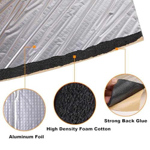 Rollo de aislamiento acústico e impermeable de 10 mm para techos y paredes de caucho 5