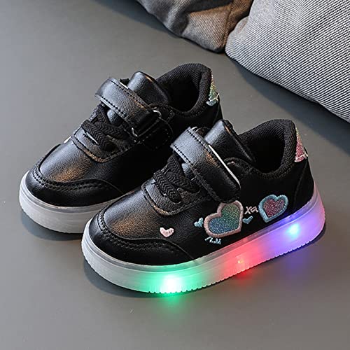 Toddler Boys Girls LED Casual Sport Shoes All Season Soft Soled Kids Sport Fringe Tennis Shoes2